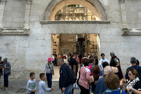 Split y el Palacio de Diocleciano a pie con un guía local