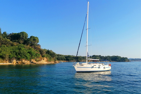 Corfu: Full-day Private Cruise with Sailing Yacht Corfu:Private full day cruise with sailing yacht