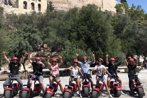 Athens: Acropolis Area scooter Tour By Wheelz Fat Bikes