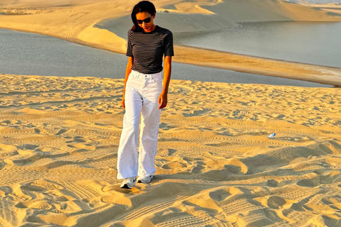 Desert Safari Qatar Camel Sandbording sunrise/sunset tour