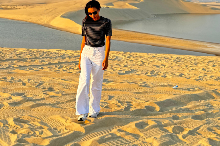 Desert Safari Qatar Camel Sandbording sunrise/sunset tour