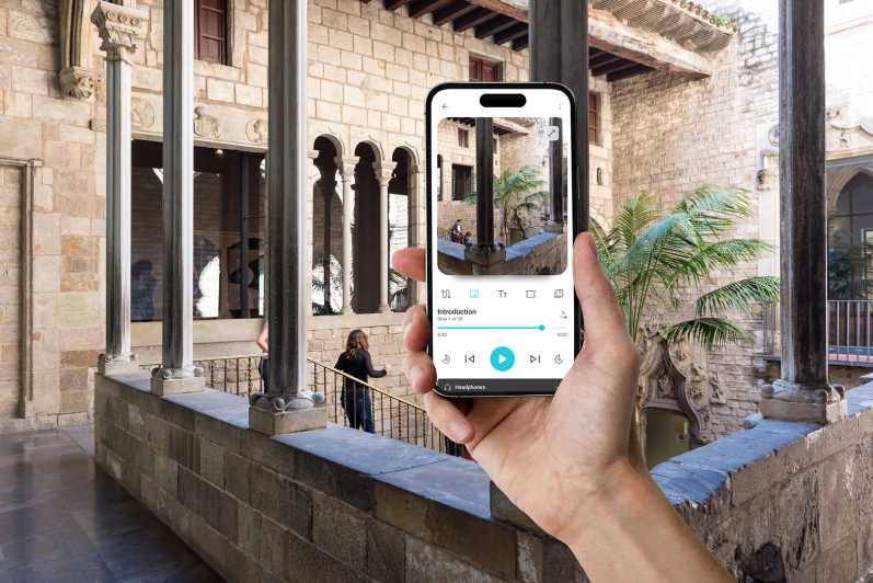 バルセロナ：ピカソ美術館の入場チケットとアプリ内音声ガイド