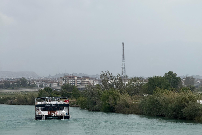 Manavgat Boat & Bazaar Tour from Alanya, Side, Antalya From Alanya,Side: Manavgat River Boat Trip with Waterfall V