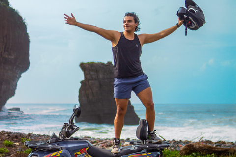 Mizata: ATV tour of the beach and viewpoint with pool access