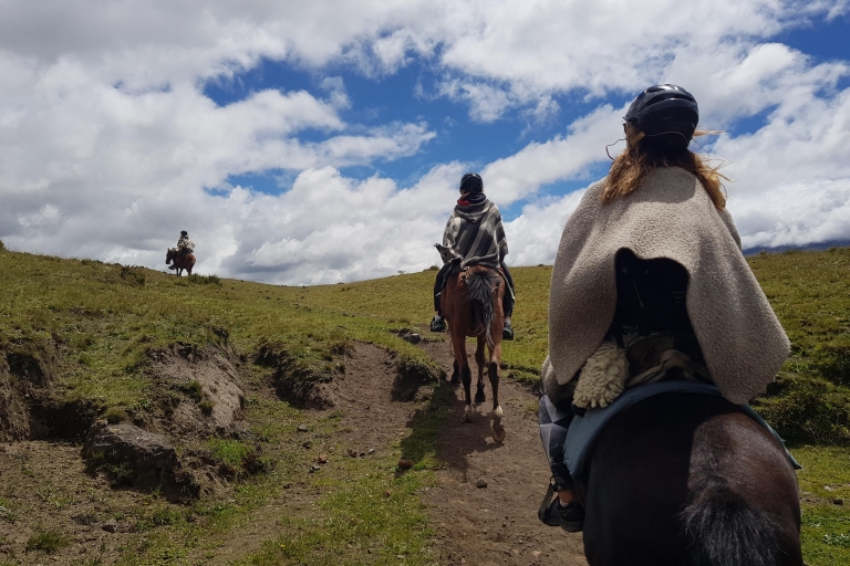 Randonnée à cheval dans le parc national du CotopaxiExcursion au volcan Cotopaxi : 2 heures d'équitation