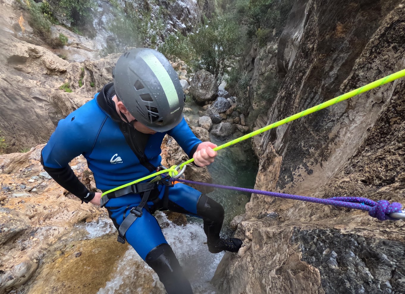 Fra Granada: Rio Verde Canyoning Tour med frokost