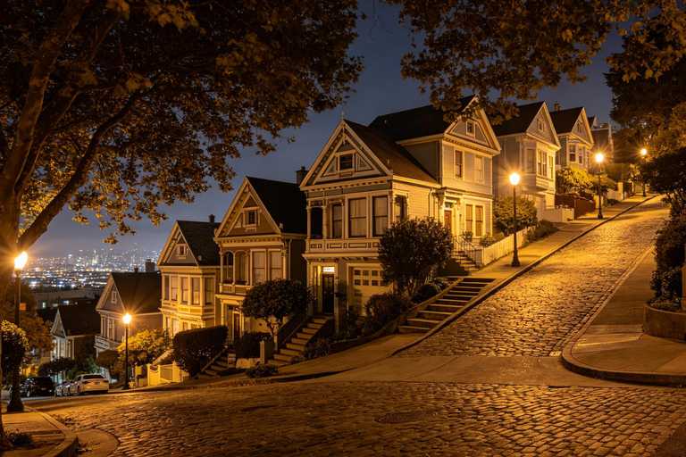 San Francisco Cable Car Night: Hills, Lights & City Stories