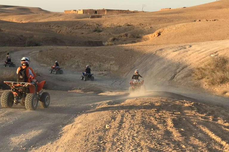 Marrakech: Agafay Desert Quad & Camel Rides With Dinner Show
