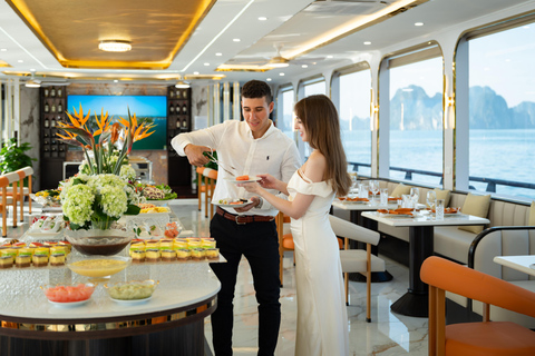 5-Star Ha Long Day Cruise with Jacuzzi, Lunch & Free Drink Day Cruise With Meal
