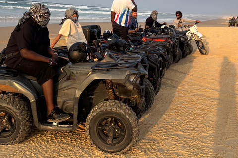 Dakar: Pink Lake Tour with Quad Bike + Pirogue and Lunch Included Dakar: Tour to the Pink Lake with Quad + Pirogue and Lunch included