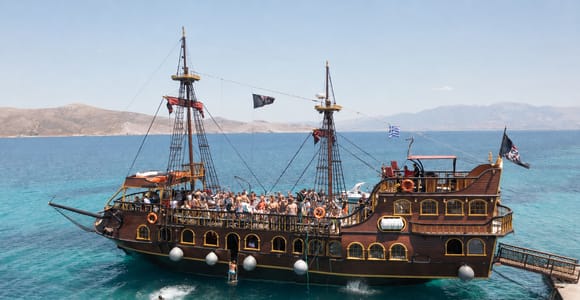 Kos Pirate Cruise: 3 Islands, Swimming & Lunch