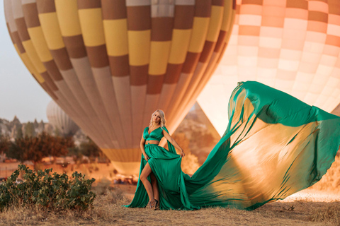 Cappadocia Flying Dress Photo Shoot