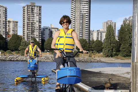 Vancouver: Wypożyczalnia rowerów wodnych w False Creek
