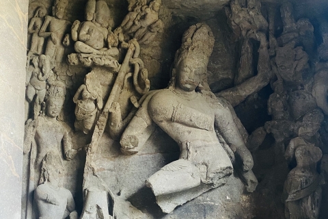 Mumbai: Visita privada de la ciudad con visita a las cuevas de Elefanta