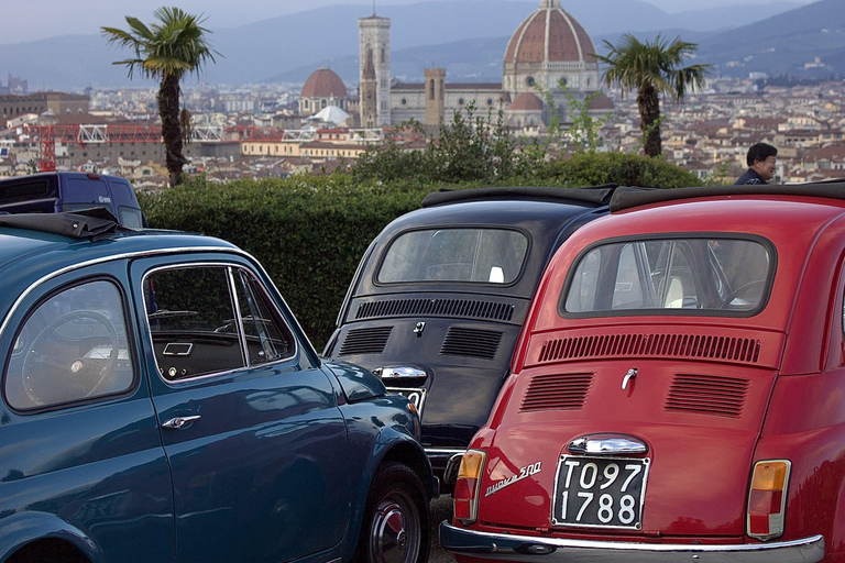 Parabéns Fiat 500! Panorâmica guiada da Praça Michelangelo