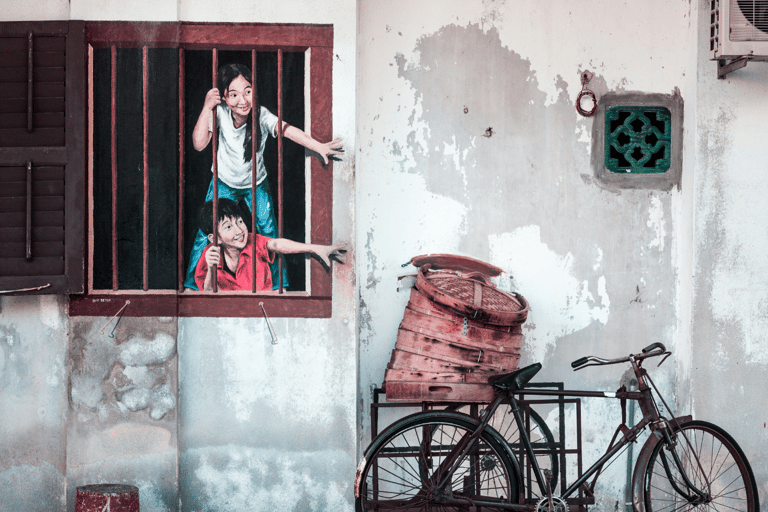 Penang: Przejażdżka Trishaw i wycieczka kulinarna do Hawker Center