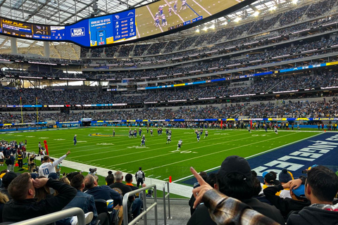 Los Angeles: Los Angeles Chargers Football Game Ticket End Zone