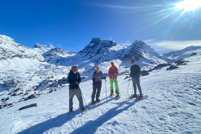 Au départ de Santiago : randonnée en raquettes dans les Andes