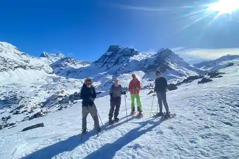 Vanuit Santiago: Sneeuwschoenwandeling in de Andes