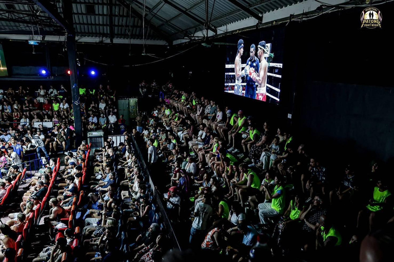 Phuket: Patong Boxing Stadium Muay Thai Official Ticket VIP Ringside Seat with Complimentary T-shirt
