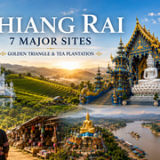 Chiang Rai: 7 Major Sites, Golden Triangle & Tea Plantation Chiang Rai: 7 Major Sites, Golden Triangle & Tea Plantation