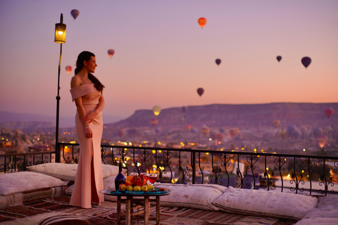 Cappadocia: Terrace Photo Spot With Balloon Flight View Basic Photography
