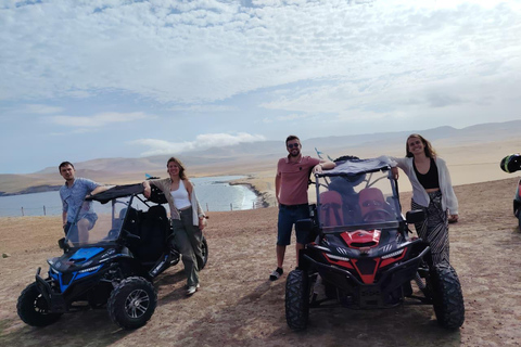 Paracas: Mini Dune Buggy Adventure and Sunset Kayak Sightseeing Tour Paracas: Mini Polaris Adventure and Sunset Kayak Sightseeing Tour