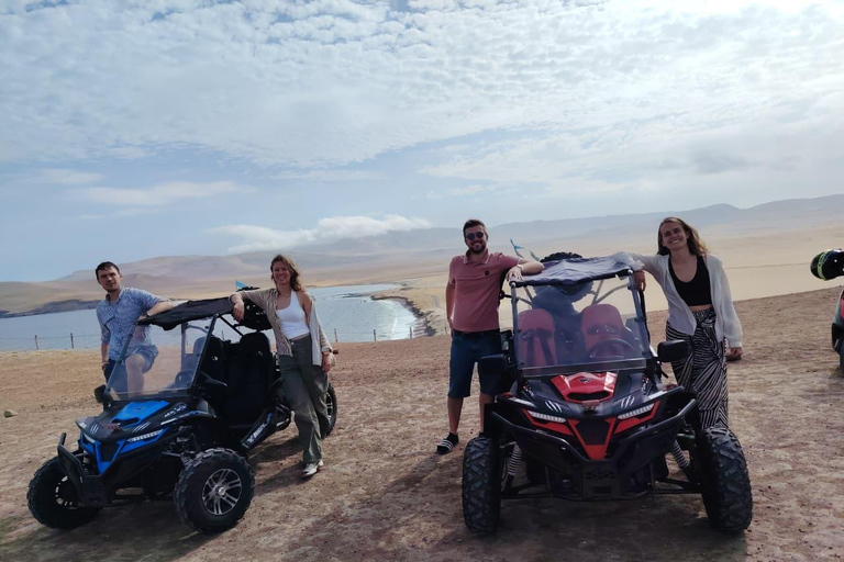 Paracas: Mini Dune Buggy Adventure and Sunset Kayak Sightseeing Tour Paracas: Mini Polaris Adventure and Sunset Kayak Sightseeing Tour
