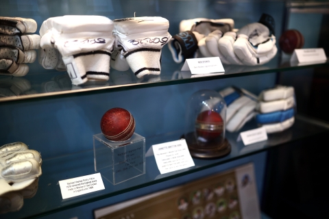 Londres: visite au terrain de cricket ovale de Kia