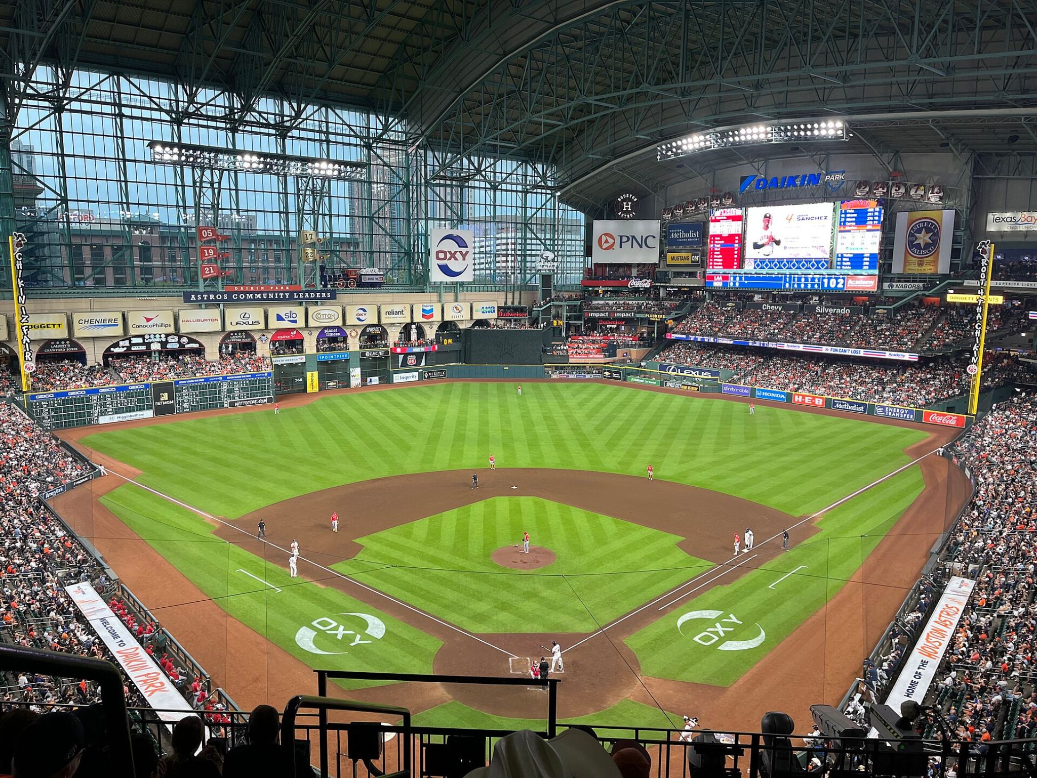 Houston: Baseballspiel der Houston Astros im Minute Maid Park
