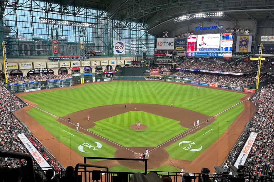 Houston: Baseballspiel der Houston Astros im Minute Maid Park. Foto: GetYourGuide