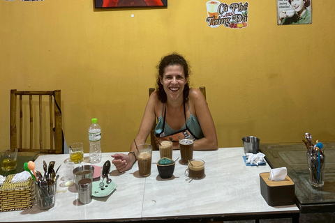 Clase de fabricación de farolillos y café