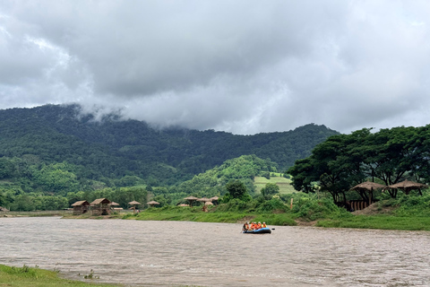 Chiang Mai Adventure: Rafting, ATV & Elephants Experience. Bamboo rafting (4km.) & 1 hrs. ATV.