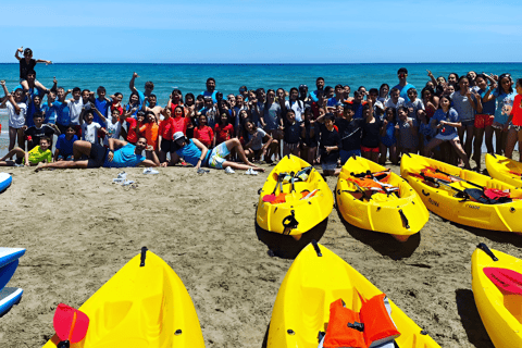 San Juan Beach: Doppelter Kajakverleih 2 Stunden +Snack und Getränk