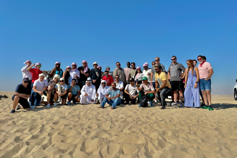 Doha : Private Sunset Desert Safari with Dinner at 4 Star