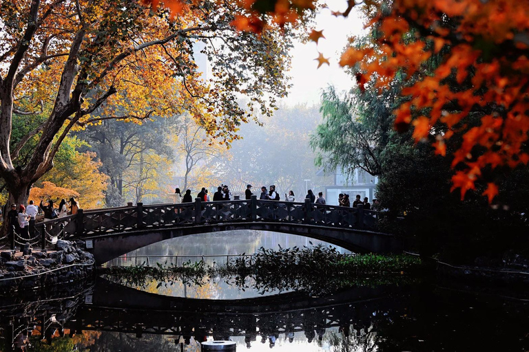 Shanghai: Local Food Market and Park Walking Tour