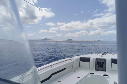 Boavista: prywatna wycieczka luksusową łodzią z Onbarco8 godzin – prywatny rejs wycieczkowy luksusową łodzią z Onbarco