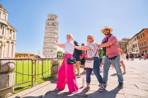 Van Montecatini: halve dag Pisa-tour & de scheve torenTour in het Frans met scheve toreningang - Middag