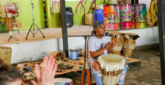 Percussion and Dance Class in La Boquilla