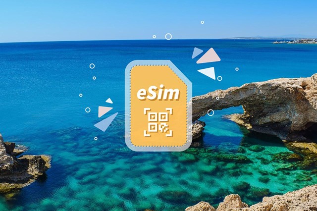 Cyprus/Europa: eSim Mobiel Data Plan
