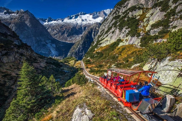 Gelmersee: Alpine reservoir with spectacular funicular railroad