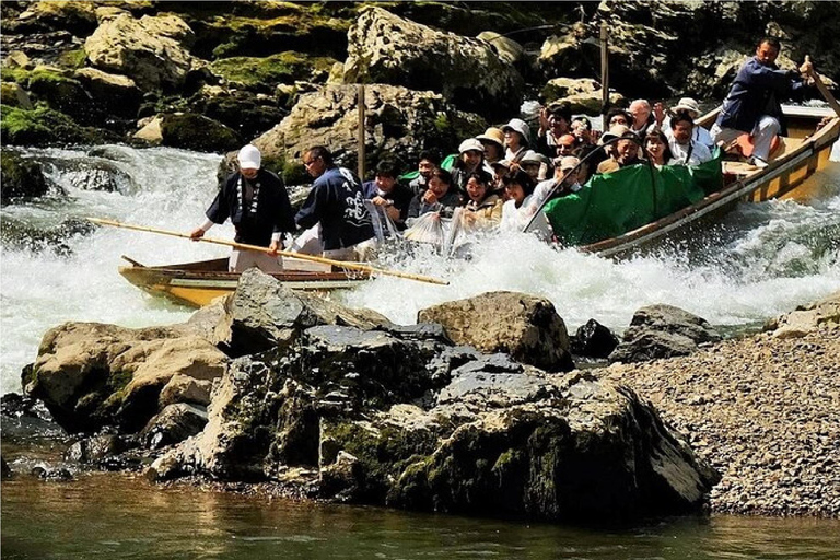 Kyoto Hozugawa River Boat Sagano Romantic Train Tour From Kyoto