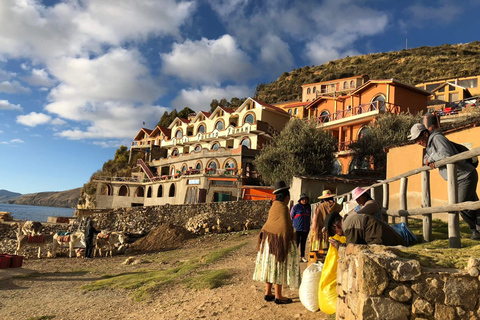 De La Paz: Excursão em grupo ao Lago Titicaca e à Ilha do Sol