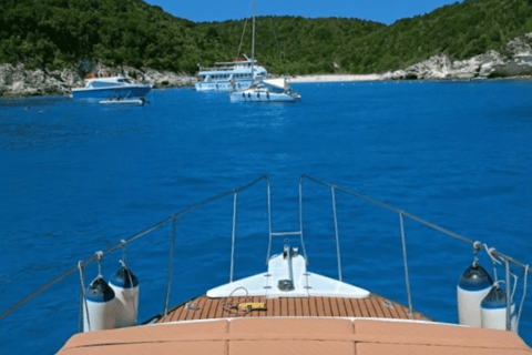 From Corfu: Private Cruise with Options, Snacks & Drinks Sivota — Blue Lagoon — Cave: Sun & Sea Private Boat Trip
