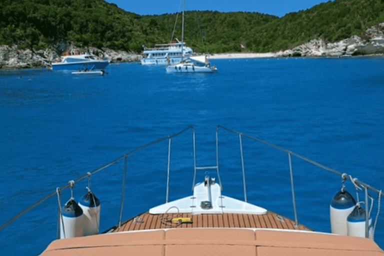 From Corfu: Private Cruise with Options, Snacks & Drinks Sivota — Blue Lagoon — Cave: Sun & Sea Private Boat Trip