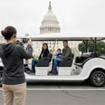Washington: tour dei memoriali in e-cart scoperto per piccoli gruppi