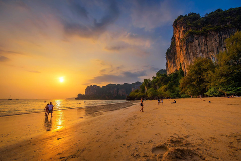Krabi: 7 Islands Sunset Tour by Longtail Boat & BBQ Dinner