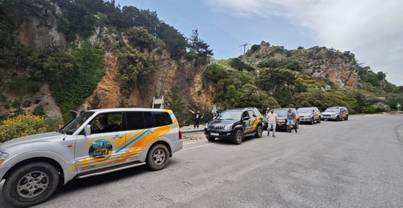 Crete Jeep Safari: Preveli, Lake Kournas, Gorges & Villages
