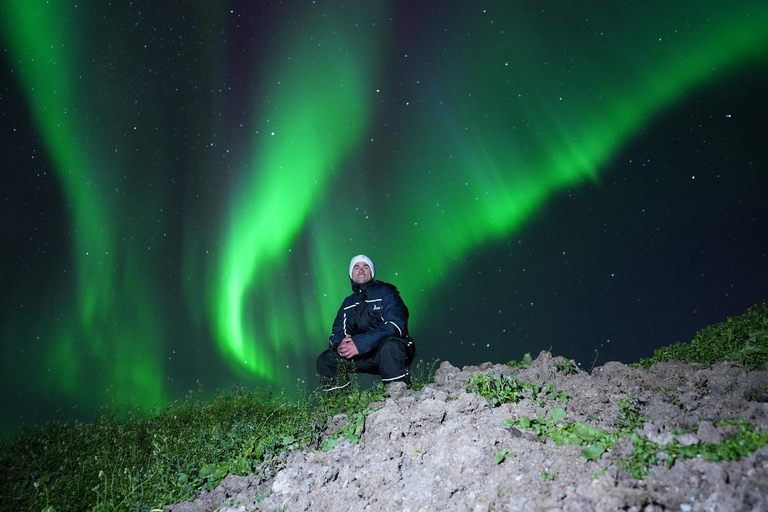 Desde Tromsø: Excursión a la Aurora Boreal con bebidas calientes y fotos