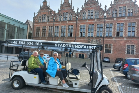 Gdansk: Private Top City Tour by Electric Cart & Live Guided Gdansk: Spanish Live Guided City Tour by Electric Cart